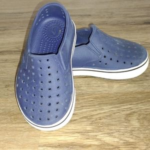 NATIVE  Miles Shoes Water Pool  Closed Toe Navy Blue Toddler Unisex Size-C8
